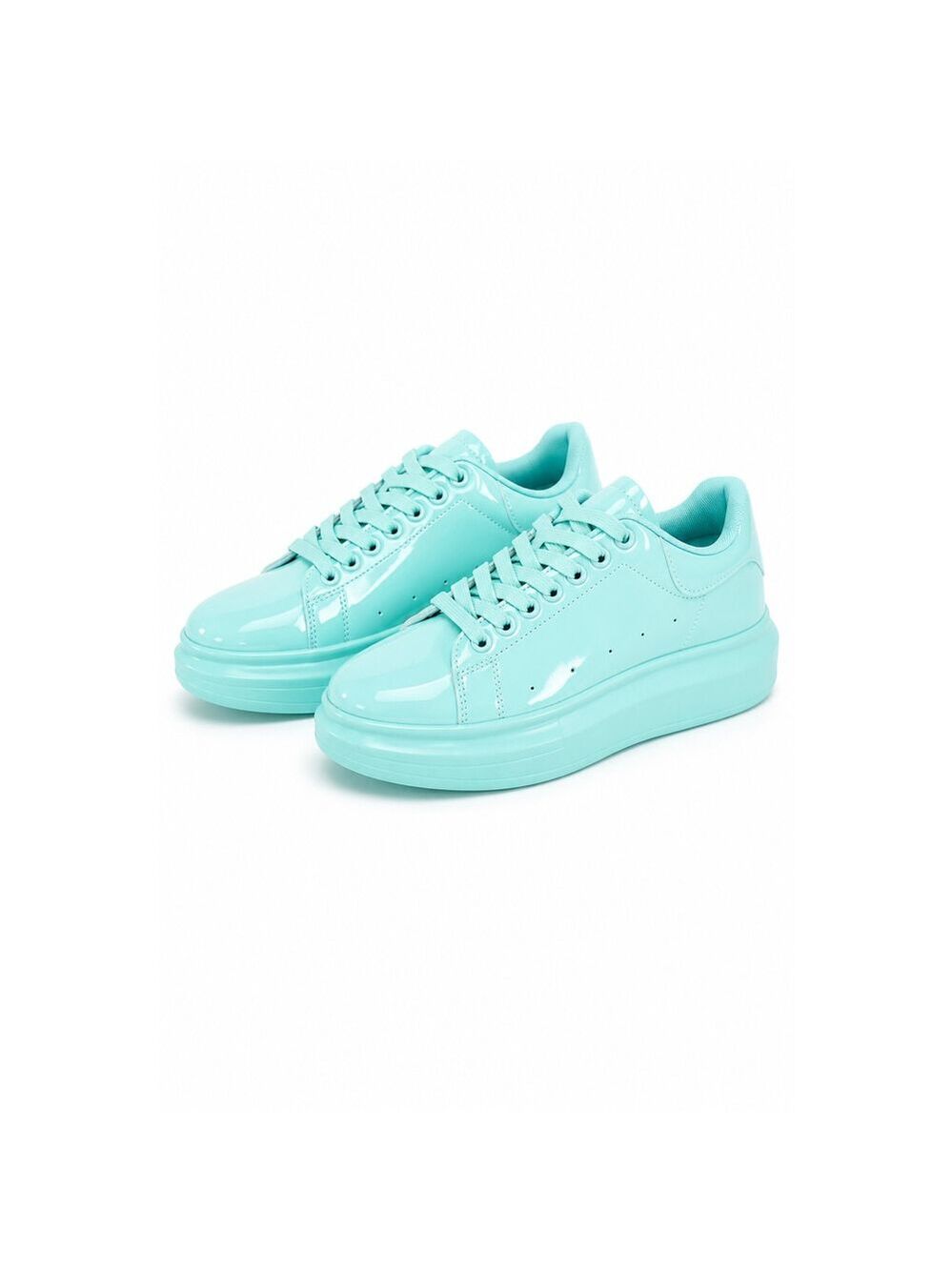 NIB Cush Baby 3 Patent Mint Green Comfy Sneakers Tennis Shoes
